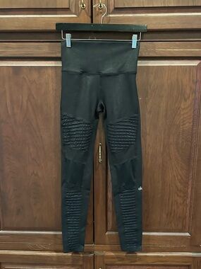 Black Alo moto leggings sz M